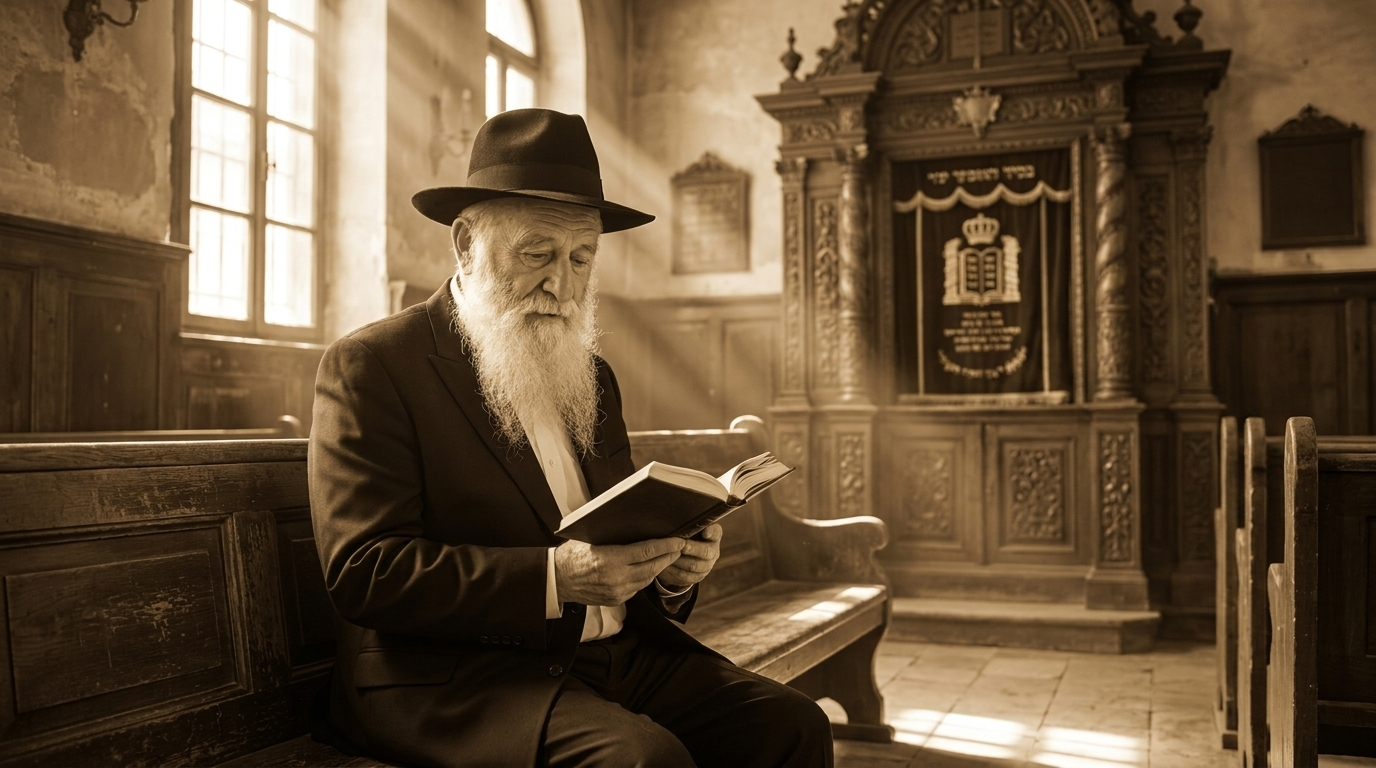 בבית הכנסת של הקהילה
